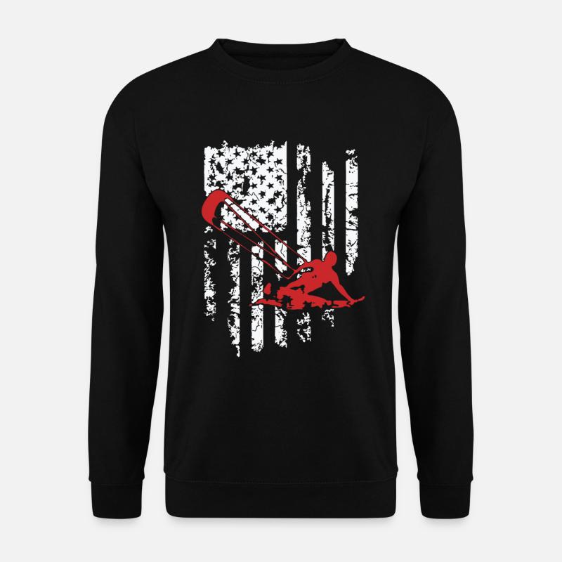 kitesurfing - Unisex Pullover - Schwarz