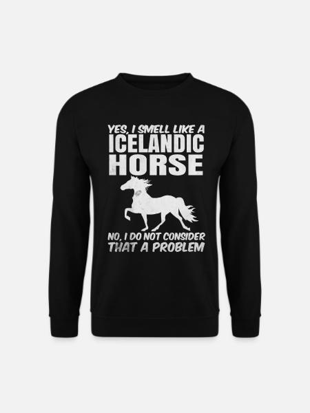 Islandpferd - Unisex Pullover - Schwarz