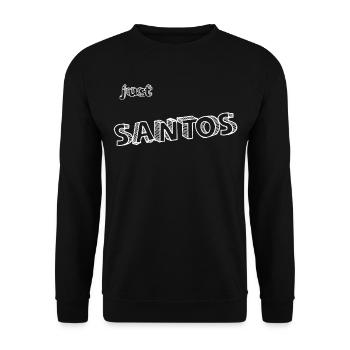 Santos Name - Unisex Sweatshirt - black - Front - Alina (178cm) & Michal (187cm)
