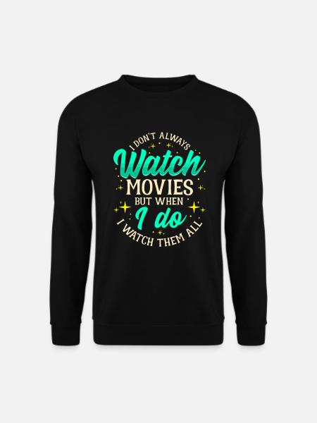 Filme Kino - Unisex Pullover - Schwarz