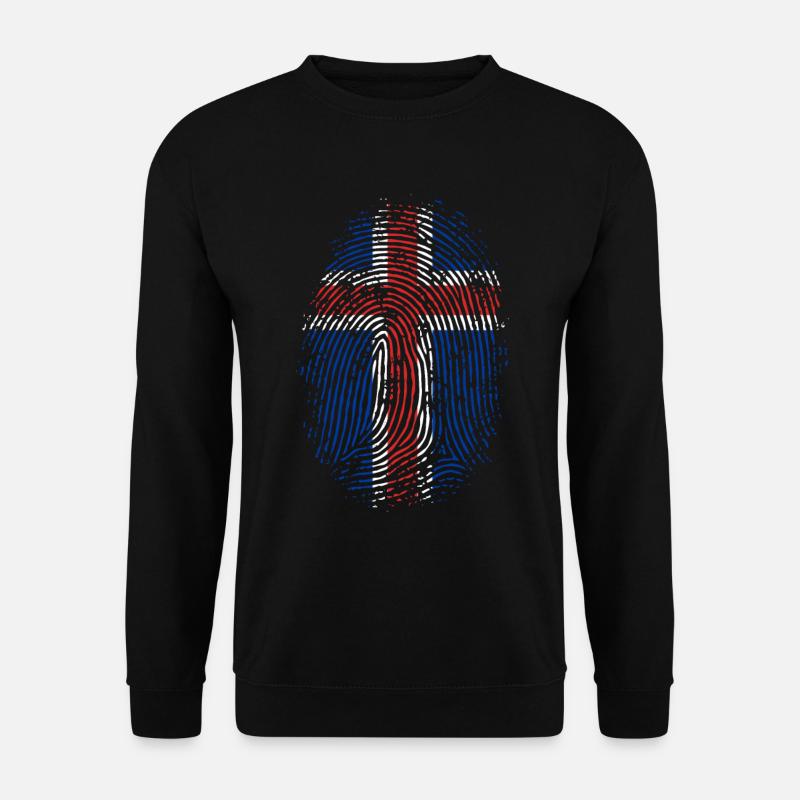 ÉQUIPE ISLANDE - Sweat-shirt Unisexe - noir