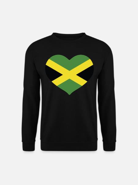 HEART JAMAICA - Unisex Pullover - Schwarz
