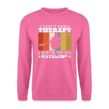 kayak kayak kayak disant - Sweat-shirt Unisexe - rose - Devant
