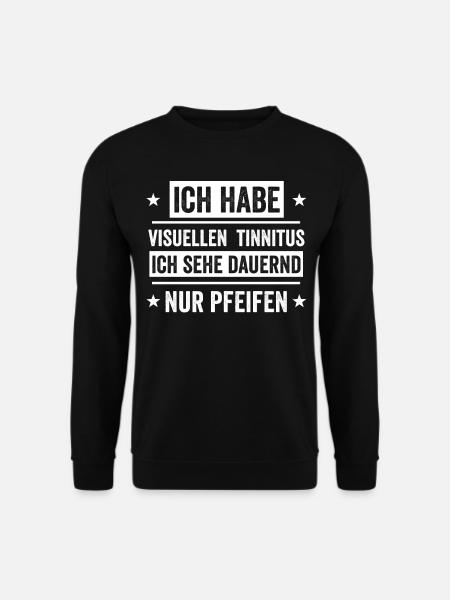 Team Sport Lustiger Spruch Pfeifen - Unisex Pullover - Schwarz
