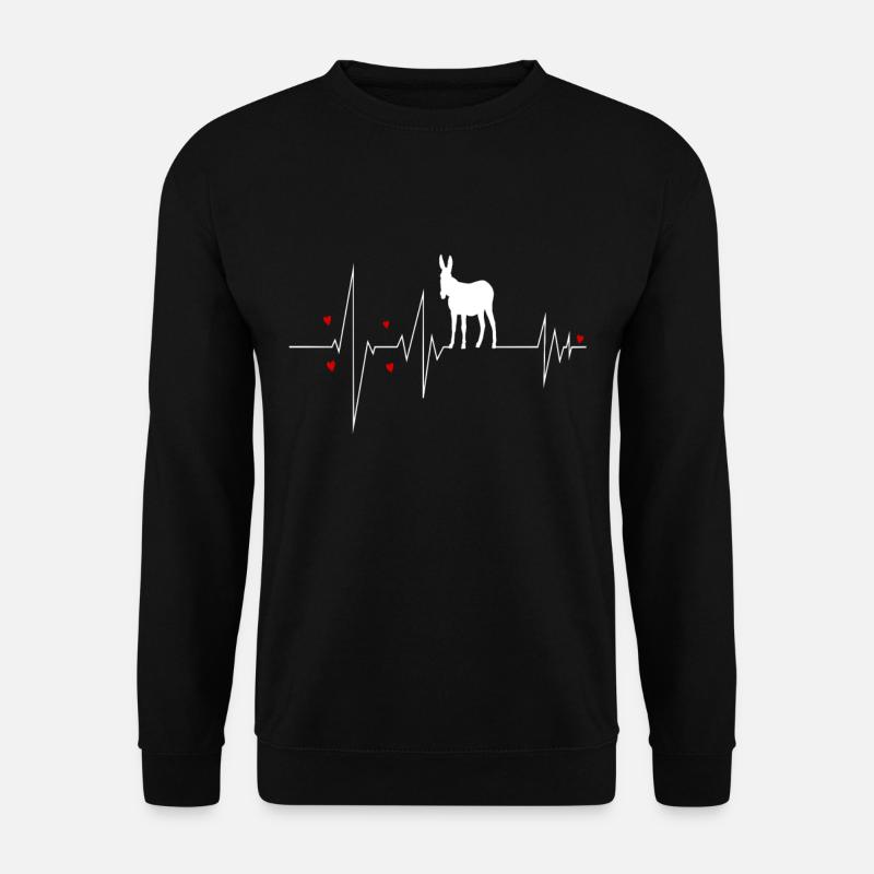 Esel - Unisex Pullover - Schwarz