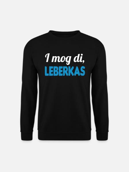 Leberkäs Leberkäse Leberkas Zefix Geschenk - Unisex Pullover - Schwarz