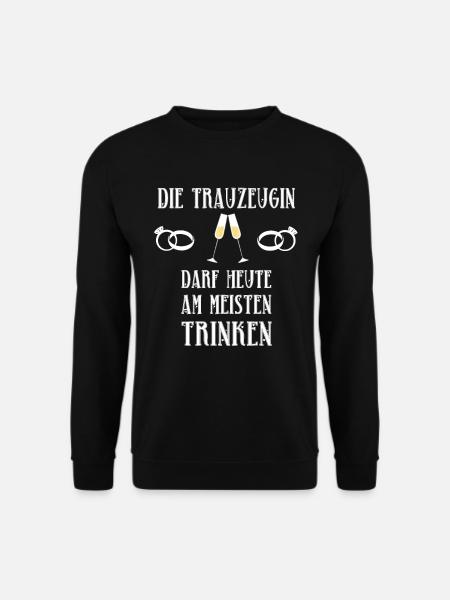 Trauzeugin Junggesellenabschied Frauen Hochzeit - Unisex Pullover - Schwarz