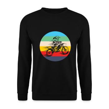 Motocross Motocross Ladies Motocross Girls - Sweat-shirt Unisexe - noir - Devant - Alina (178cm) & Michal (187cm)