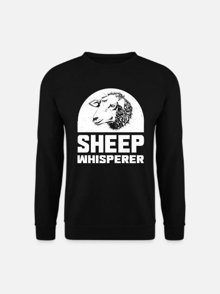Sheep Whisperer - gifts - Unisex Sweatshirt - black