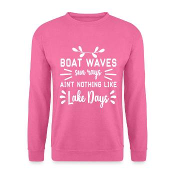 Boot - Unisex Pullover - Pink - Vorne