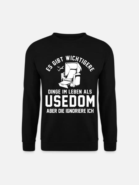 Usedom Sommerurlaub Reise Urlaub Ostsee - Unisex Pullover - Schwarz