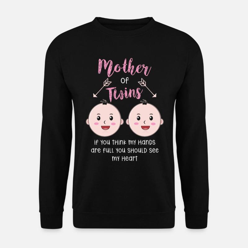Zwillinge - Unisex Pullover - Schwarz