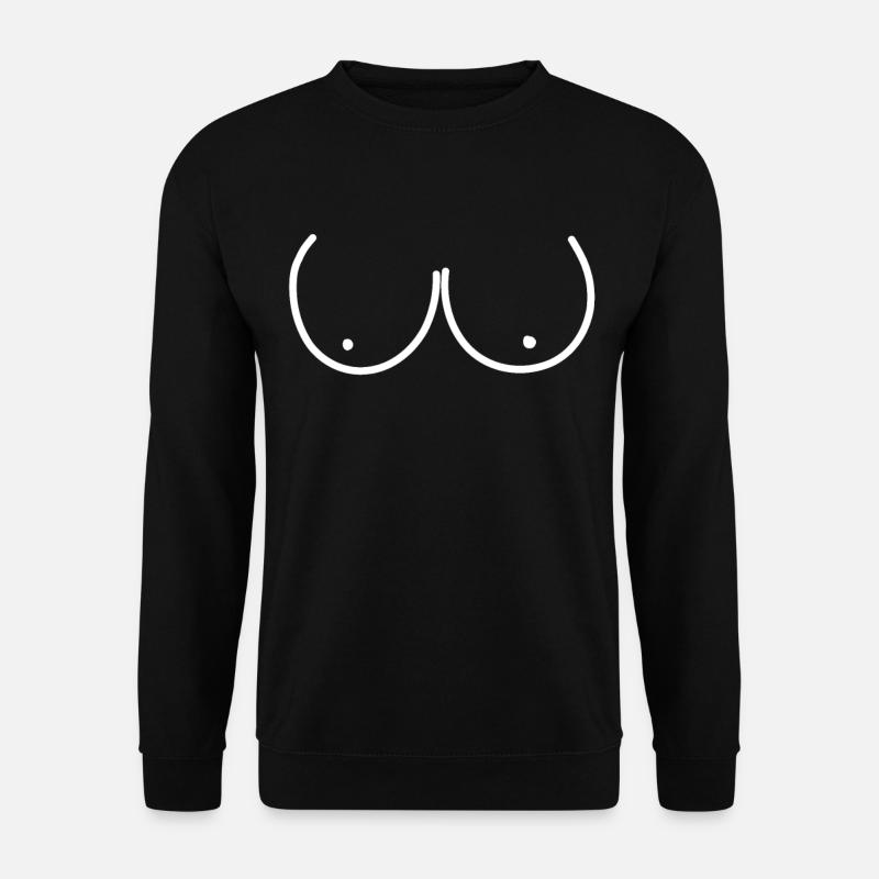 Breasts tits boobs breasts - Unisex Sweatshirt - black