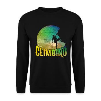Escaladeurs - Sweat-shirt Unisexe - noir - Devant - Alina (178cm) & Michal (187cm)