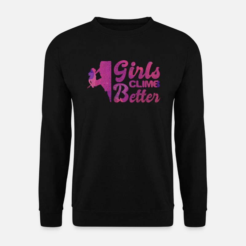 L’escalade sportive dames - Sweat-shirt Unisexe - noir