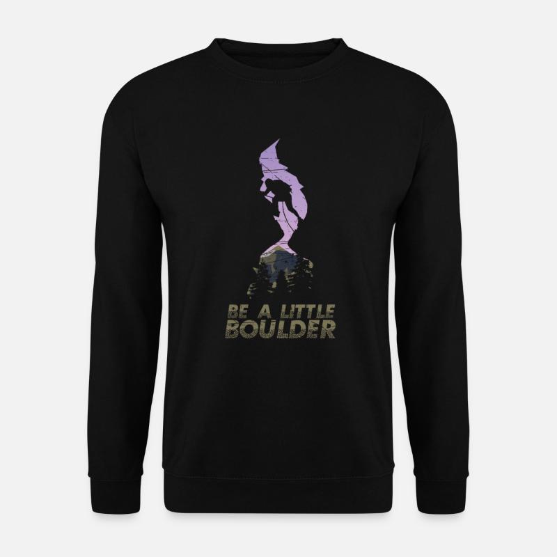 Bouldern Boulderer - Unisex Pullover - Schwarz