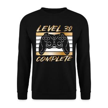 30e anniversaire légendaire depuis septembre 1990 - Sweat-shirt Unisexe - noir - Devant - Alina (178cm) & Michal (187cm)