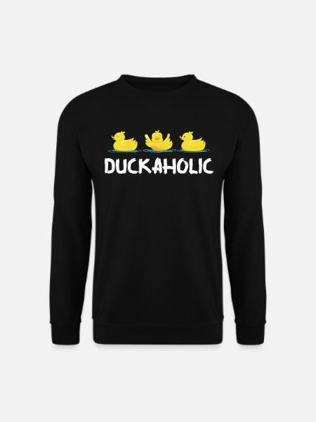 Canards d'élevage de canards en caoutchouc - Sweat-shirt Unisexe - noir