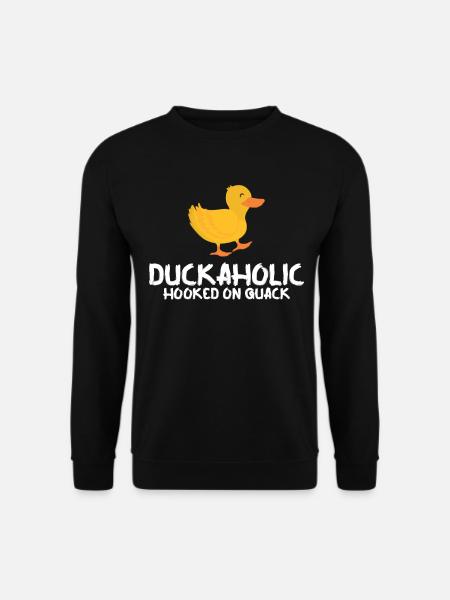 Duck rubber duck breeding ducks - Unisex Sweatshirt - black
