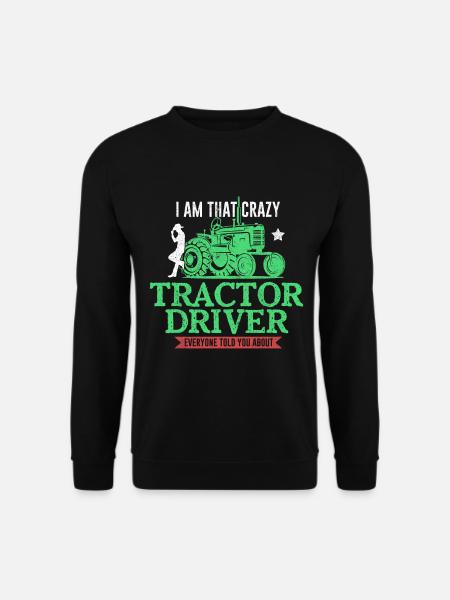 Tractor farmer - Unisex Sweatshirt - black