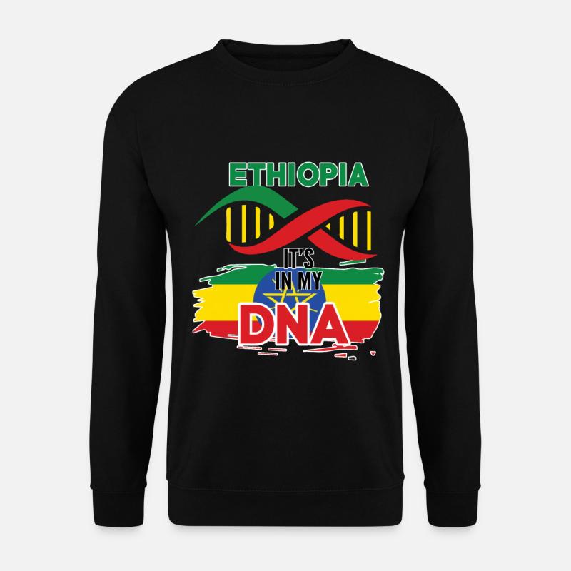 Ethiopia is in my DNA - Unisex Sweatshirt - black