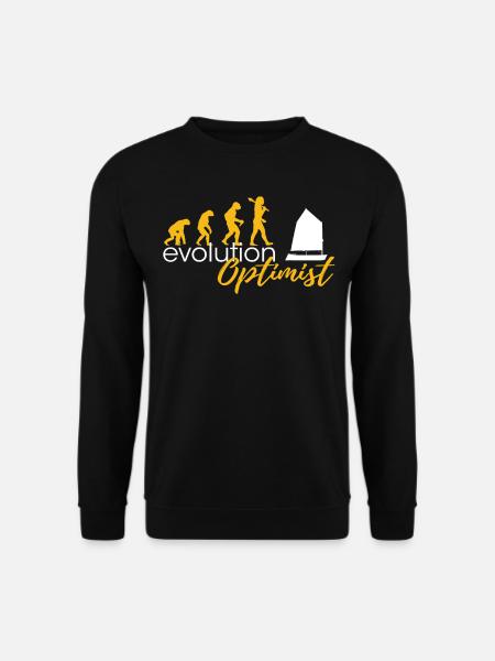 Evolution Of Optimists - Unisex Sweatshirt - black