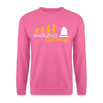 Evolution Of Optimists - Unisex Pullover - Pink - Vorne
