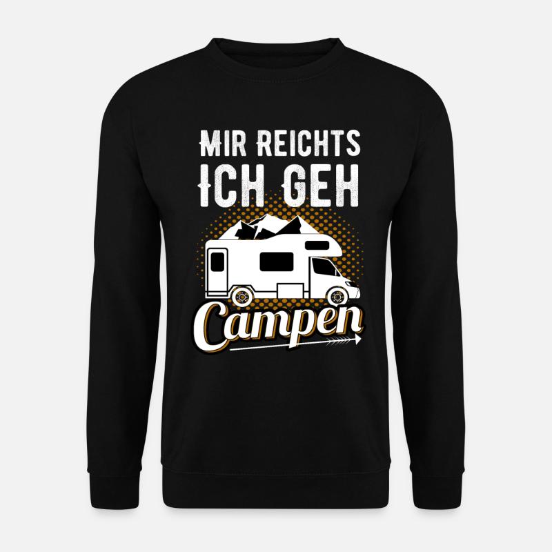 Camping-car caravane - Sweat-shirt Unisexe - noir