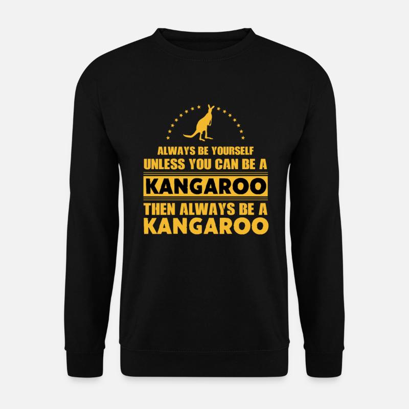 Känguru - Unisex Pullover - Schwarz