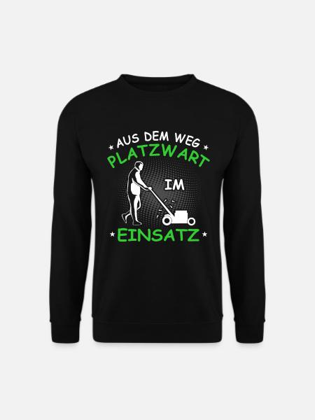 Aus Dem Weg Platzwart Im Einsatz Platzwärter Spruc - Unisex Pullover - Schwarz