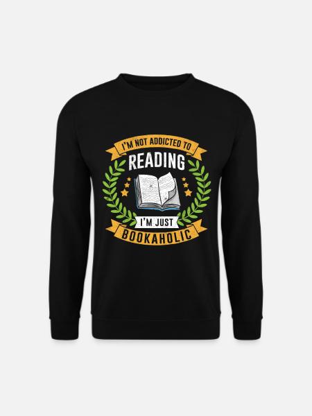 Buch - Unisex Pullover - Schwarz