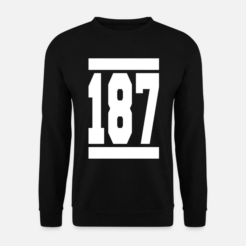187 - Unisex Pullover - Schwarz