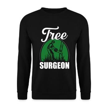lumberjack - Unisex Sweatshirt - black - Front - Alina (178cm) & Michal (187cm)