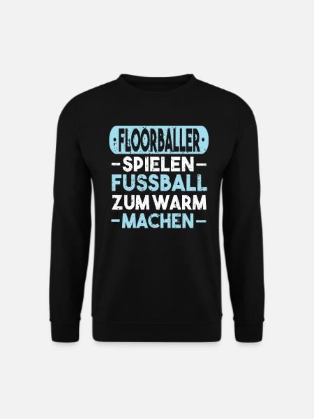 Floorball Unihockey Hockey Salibandy Innebandy - Unisex Pullover - Schwarz