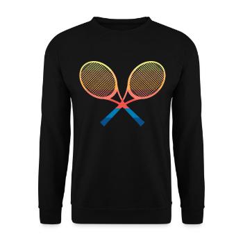 tennis - Sweat-shirt Unisexe - noir - Devant - Alina (178cm) & Michal (187cm)