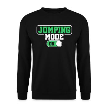 Trampolin - Unisex Pullover - Schwarz - Vorne - Alina (178cm) & Michal (187cm)
