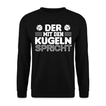 Petanque - Unisex Pullover - Schwarz - Vorne - Alina (178cm) & Michal (187cm)