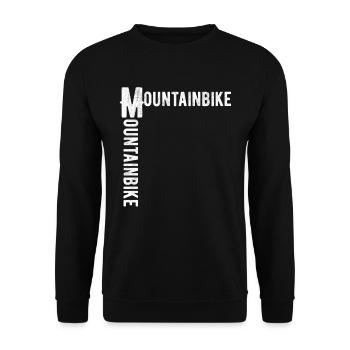 vélo de montagne - Sweat-shirt Unisexe - noir - Devant - Alina (178cm) & Michal (187cm)