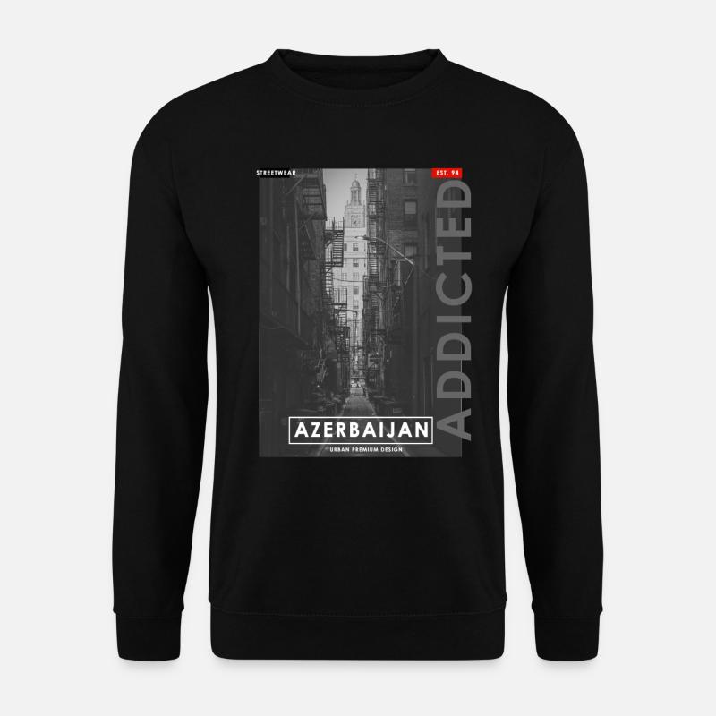 Azerbaijan - Unisex Pullover - Schwarz