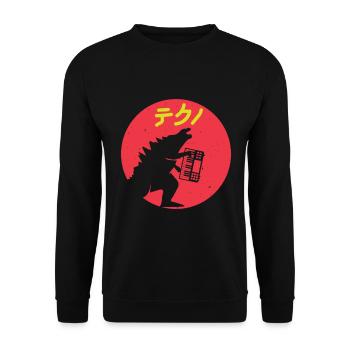 ADSR Modular Life Synthesizer - Unisex Pullover - Schwarz - Vorne - Alina (178cm) & Michal (187cm)
