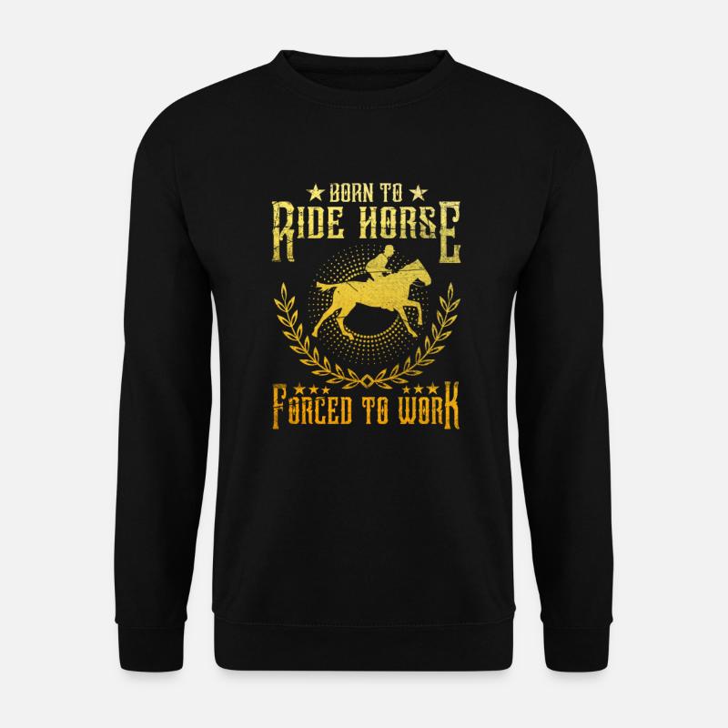 Pferdesport - Unisex Pullover - Schwarz