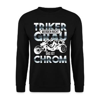 Trike - Unisex Pullover - Schwarz - Vorne - Alina (178cm) & Michal (187cm)