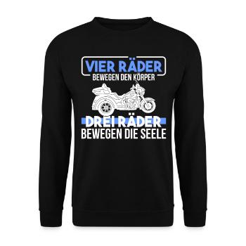Trike - Unisex Pullover - Schwarz - Vorne - Alina (178cm) & Michal (187cm)