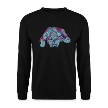 American Bulldog Mom - Sweat-shirt Unisexe - noir - Devant - Alina (178cm) & Michal (187cm)