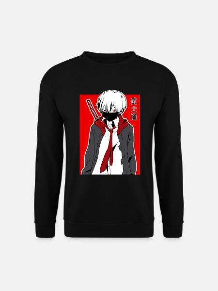 Samurai Warrior Anime - Unisex Sweatshirt - black