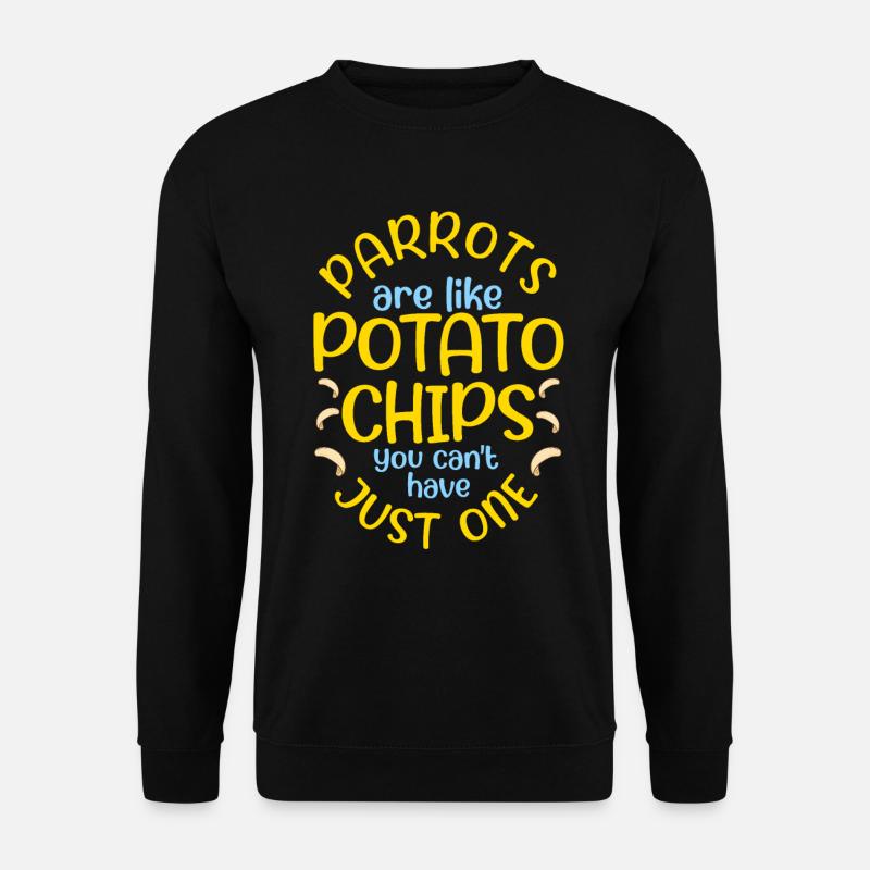 Papagei - Unisex Pullover - Schwarz