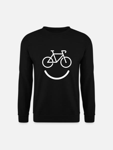 Fahrrad Lachen Spaß Lustig - Unisex Pullover - Schwarz