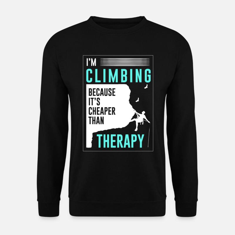 Climb - Unisex Sweatshirt - black