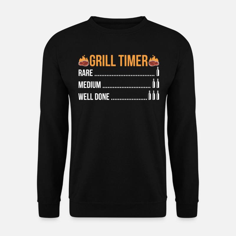 Grillen - Unisex Pullover - Schwarz