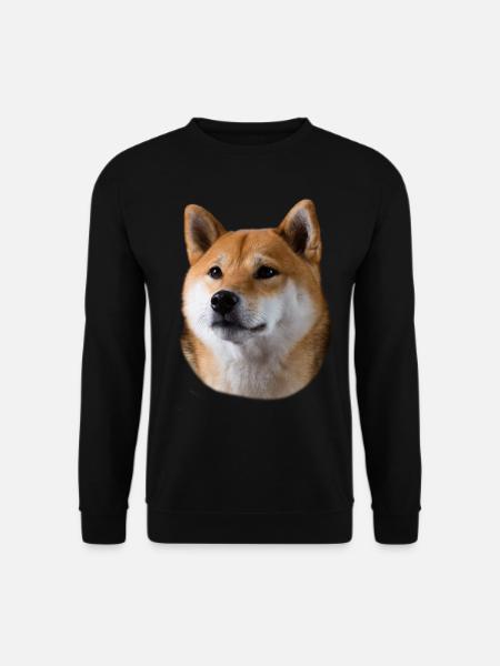 Visage de chien Shiba Inu pour tous les fans de chiens - Sweat-shirt Unisexe - noir